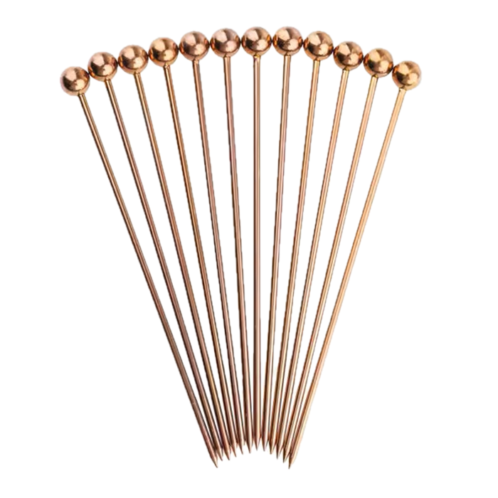 Cocktail Picks Bronze 11cm (12 Pieces)