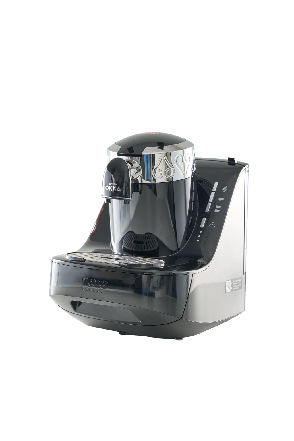 Okka Turkish Coffee Machine Black Chrome