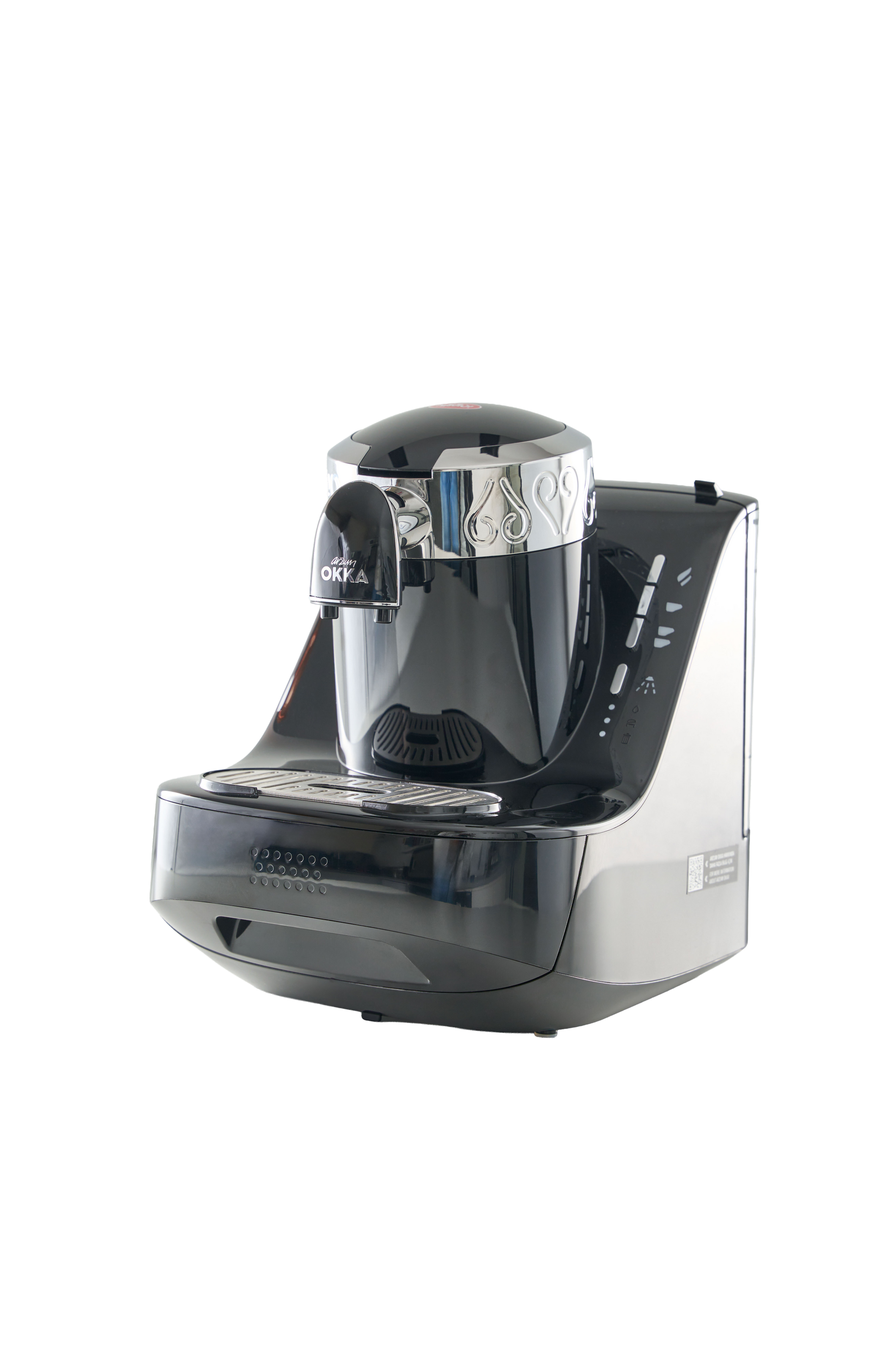 Okka Turkish Coffee Machine Black Chrome