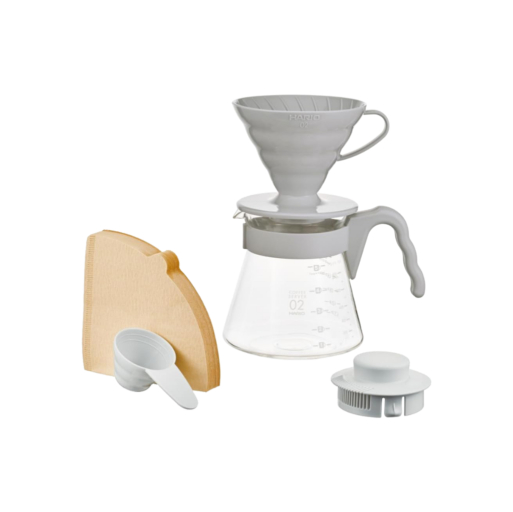 Hario V60 Coffee Server 02 Set (VCSD-02-PGR)