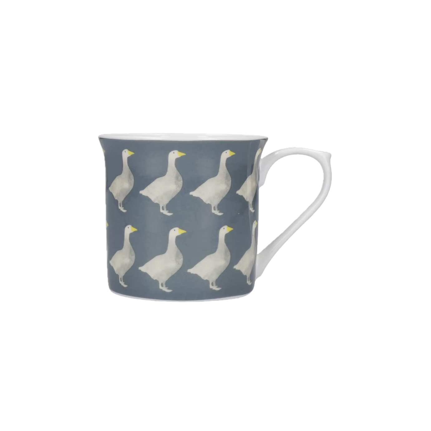 KitchenCraft Fluted Geese Mug (Set of 4)