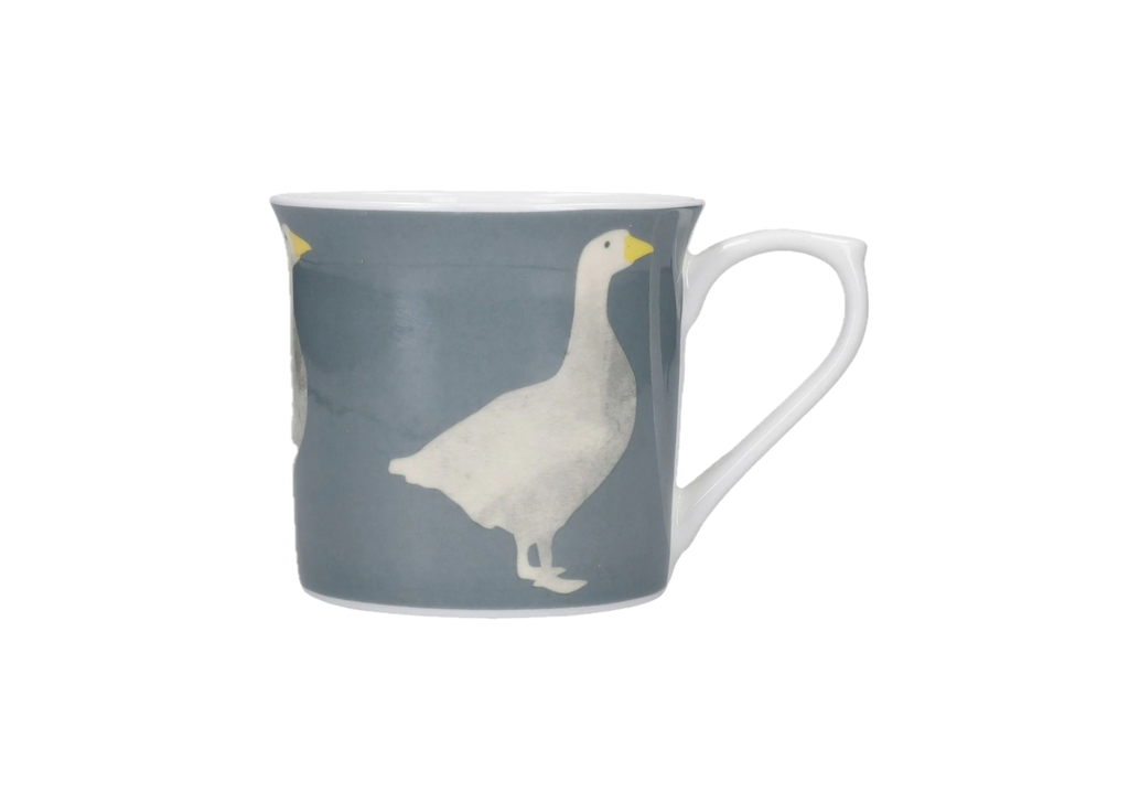 KitchenCraft Fluted Geese Mug (Set of 4)