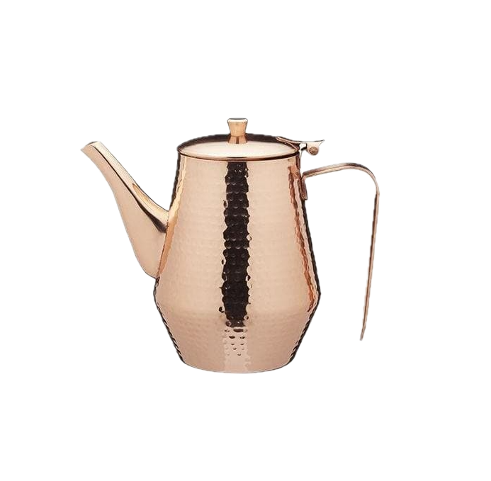 Le'Xpress Hammered Copper Finish Teapot