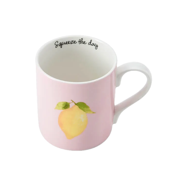 Mikasa Lemon Straight-Sided Porcelain Mug (280ml)