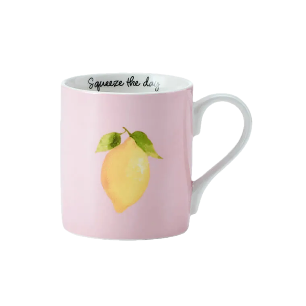 Mikasa Lemon Straight-Sided Porcelain Mug (280ml)
