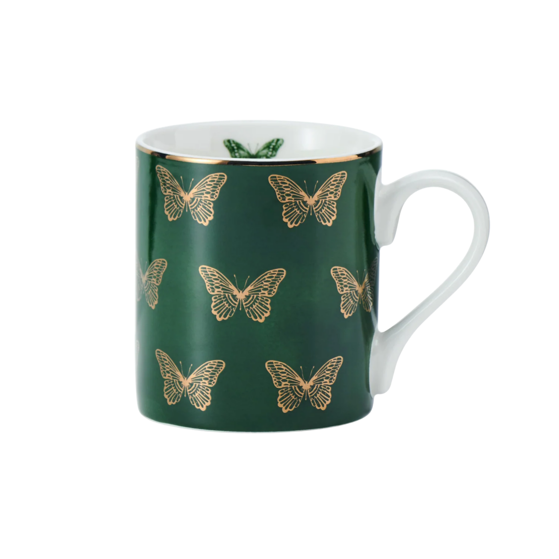 Mikasa Butterflies Straight-Sided Porcelain Mug (280ml)