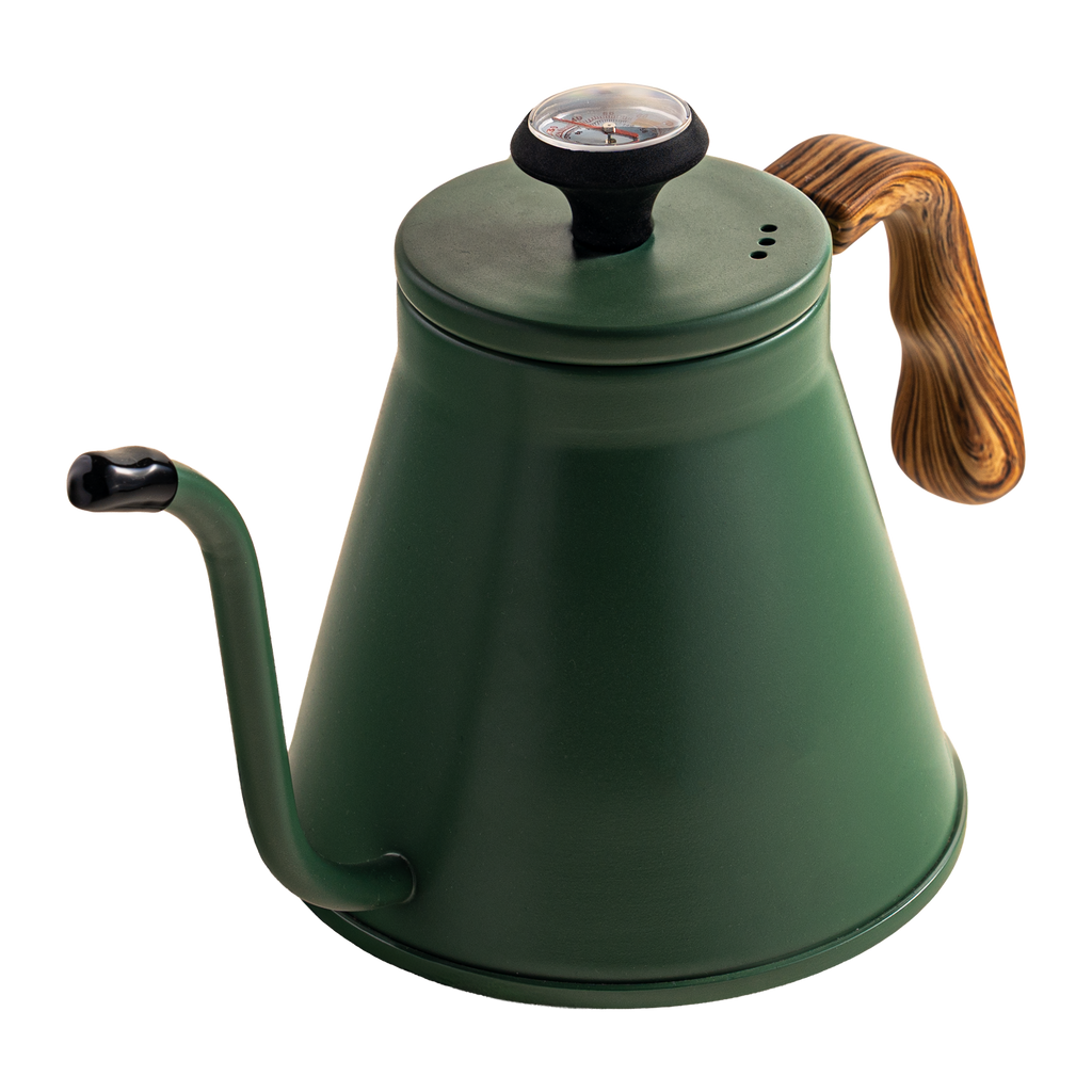 غلاية سولهاند بسِناء نحيف لتحضير القهوة - 1100 مل (أخضر)