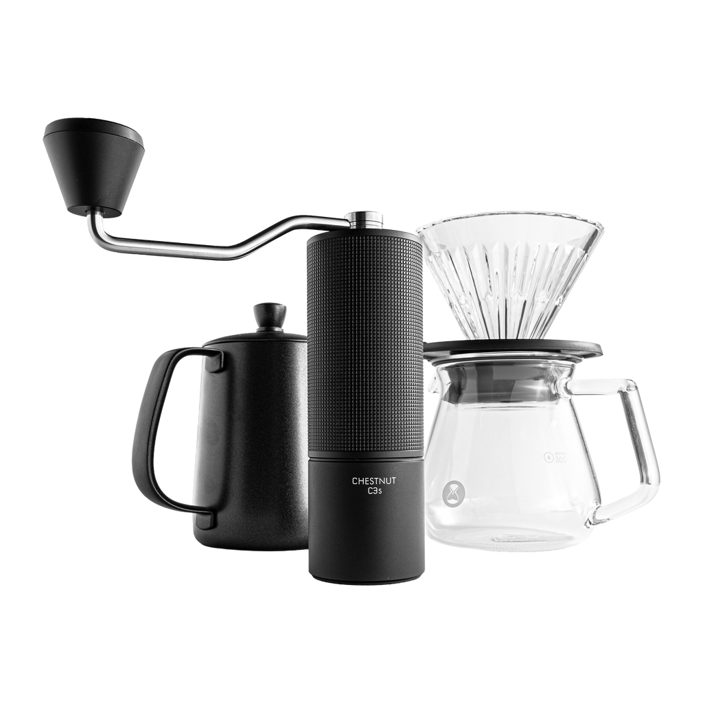 تايم مور طقم مطحنة يدوية أسود فيش03