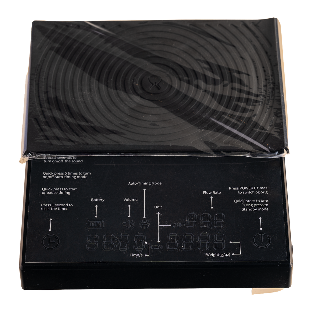 تايممور بيسك 2.0 ميزان إسبرسو إلكتروني مع مؤقّت (أسود)