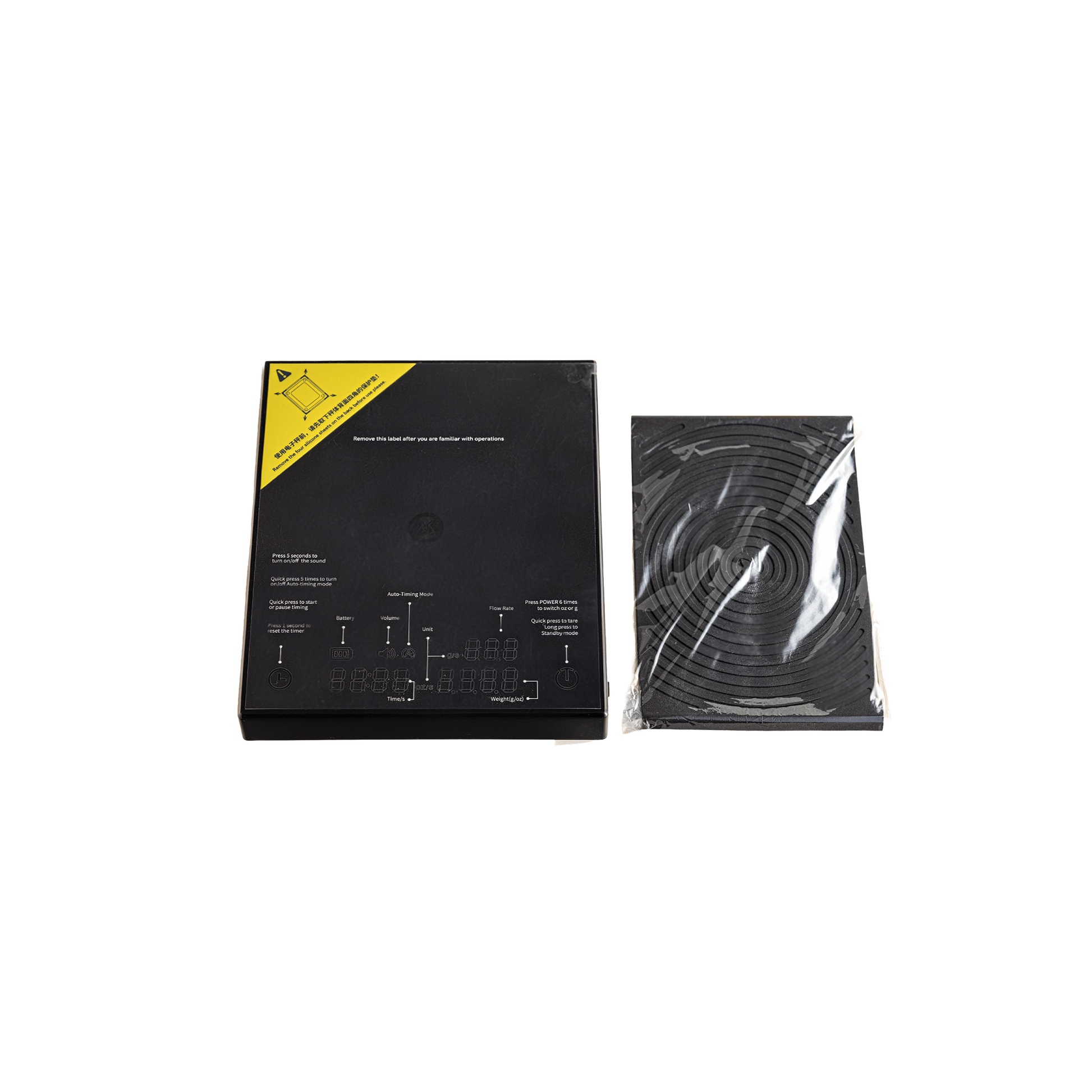 تايممور بيسك 2.0 ميزان إسبرسو إلكتروني مع مؤقّت (أسود)