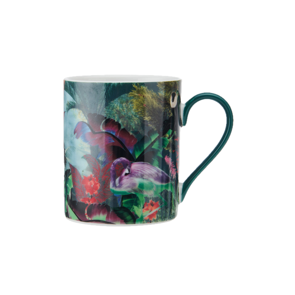 Mikasa x Sarah Arnett Flamingo Print Porcelain Mug (350ml)