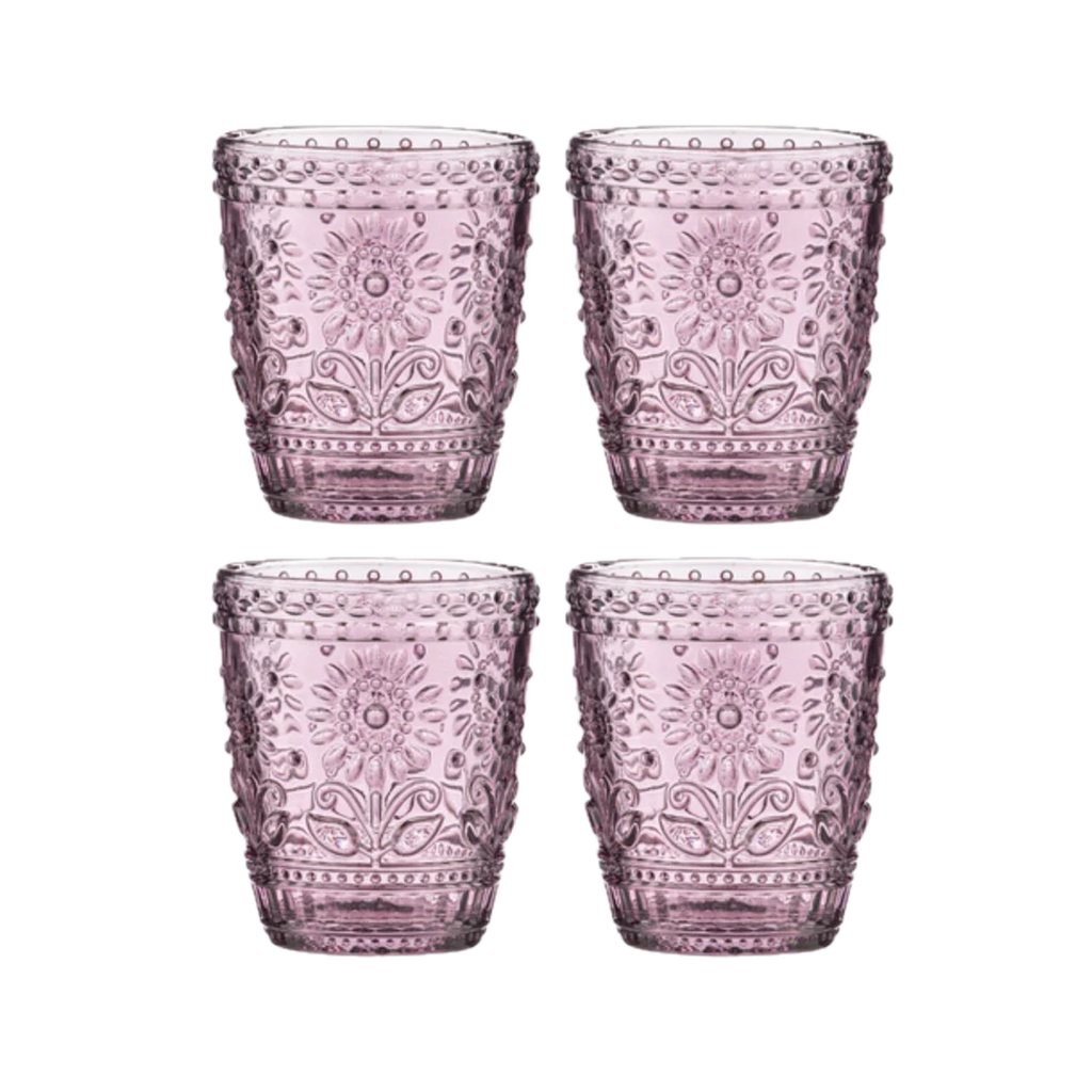 Sunflower Glass Tumblers (Set of 4)
