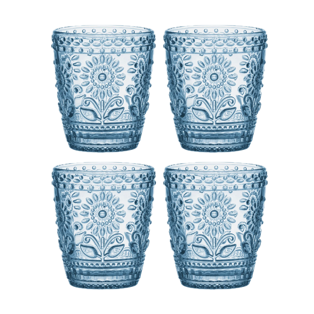 Sunflower Glass Tumblers (Set of 4)