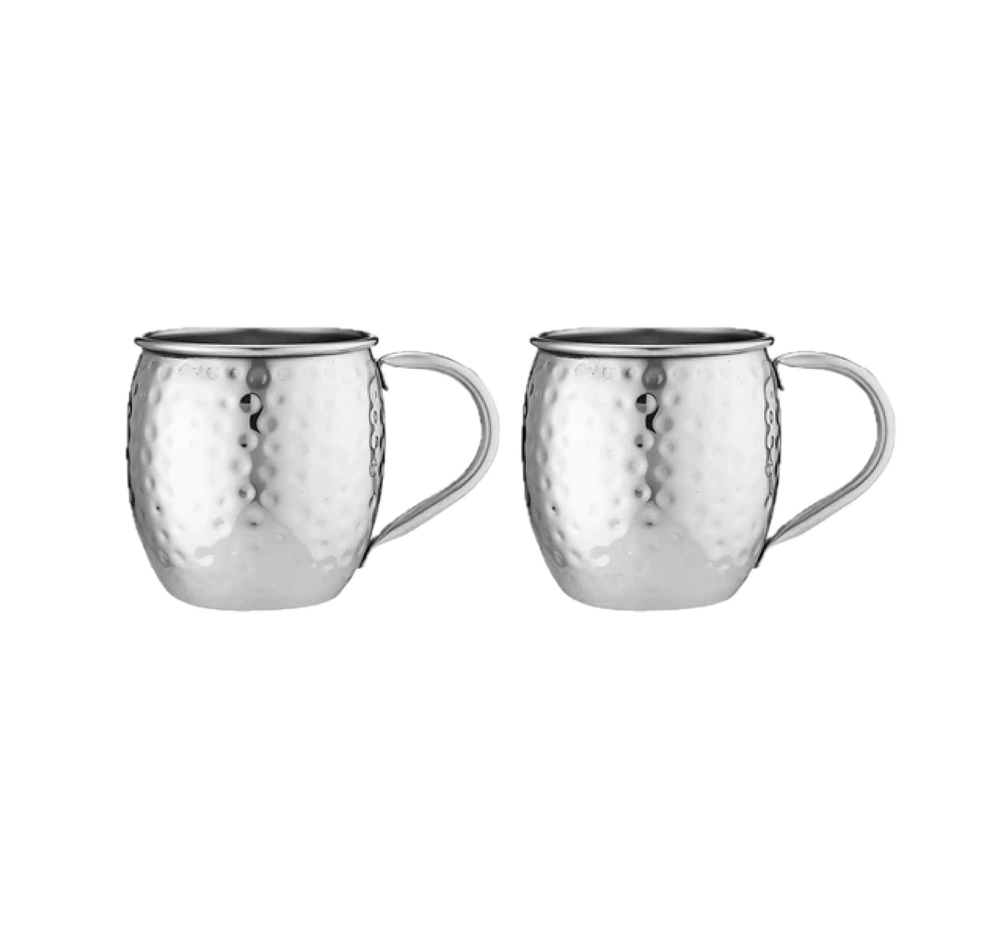 TEMPA Spencer Hammered Handled Mugs (Set of 2)