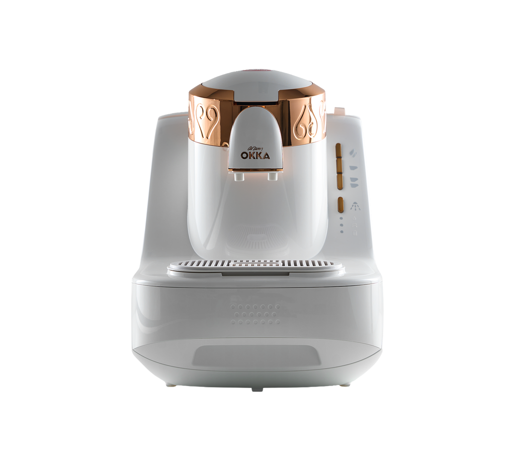 Okka Turkish Coffee Machine White Gold